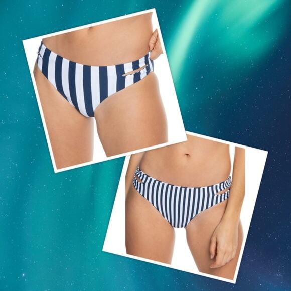 Roxy Parallel Paradiso Reversible Bikini Bottoms NWOT - Picture 1 of 13